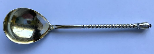 Russian silver spoon Moscow 1855-1888